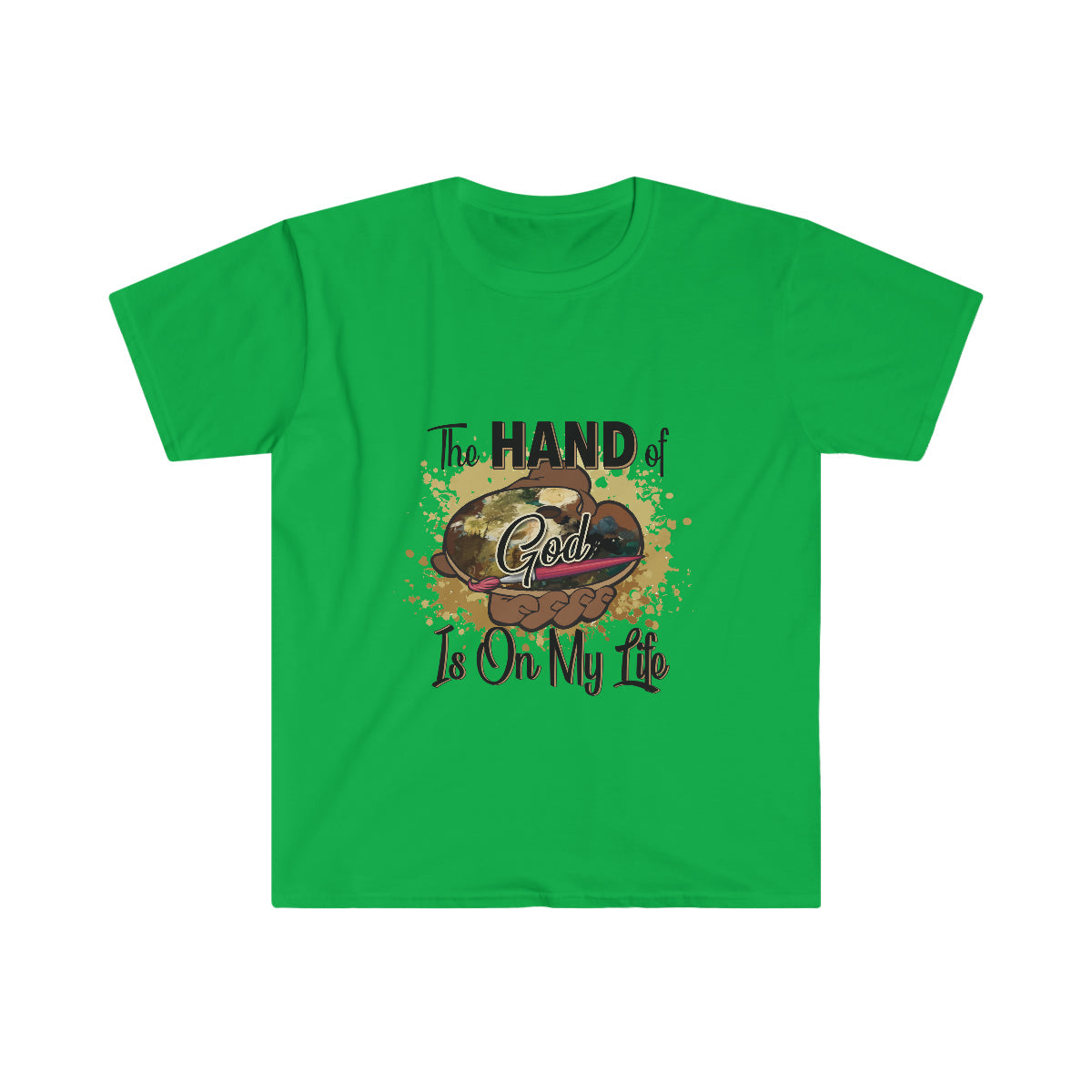 Unisex Softstyle T-Shirt HOG Splash Irish Green